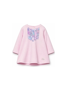 Emilio Pucci Junior Ruffled-Bib Flared Dress