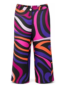 Emilio Pucci Junior Printed Elasticated Waistband Trousers
