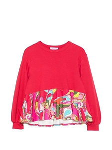 Emilio Pucci Junior Printed Hem Dress