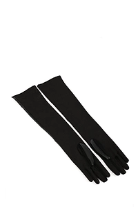 Elisabetta Franchi Long Logo Gloves