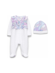 Emilio Pucci Junior Two Piece Ruffled Babygrow