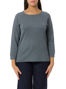 Emme Marella Ginetta Long Sleeve Boat Neckline Jumper