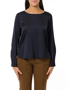 Emme Marella Long Sleeve Crewneck Blouse