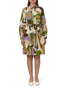 Emme Marella Printed Poplin Dress