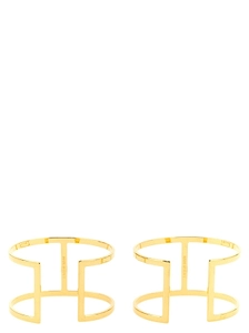 Elisabetta Franchi Open Logo Bracelet Set
