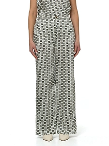 Emme Marella Printed Twill Trousers