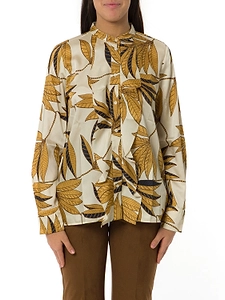 Emme Marella Ruffed Printed Blouse