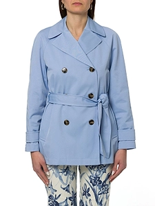 Emme Marella Short Water-Repellent Trench Coat