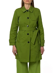 Emme Marella Single-Breasted Water-Repellent Trench Coat