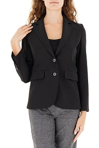 Emme Marella Two-Button Stretch Blazer