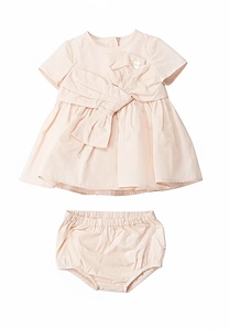 Elisabetta Franchi La Mia Bambina Bow-Detailed Dress Set