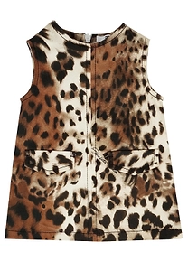 Elisabetta Franchi La Mia Bambina Leopard-Printed Dress