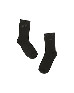 Elisabetta Franchi La Mia Bambina Logo Detailed Stretched Socks
