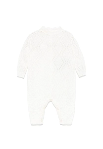 Elisabetta Franchi La Mia Bambina Long Sleeve Buttoned Jumpsuit