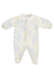 Elisabetta Franchi La Mia Bambina Long Sleeve Floral Jumpsuit