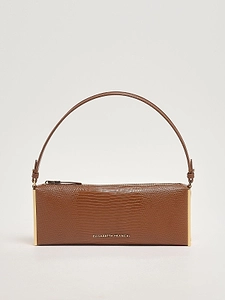 Textured Rectangular Clutch Bag