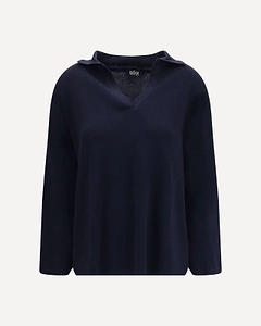 Ella Polo Collar Knitted Sweater