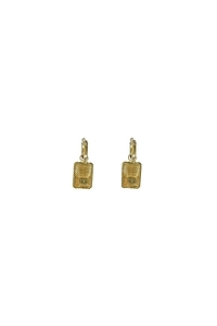 Ellery Aries Geometric Pendant Earrings