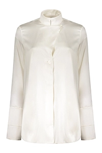Ellery Asymmetric High-Neck Shirt