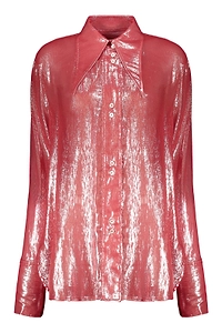 Ellery Asymmetric Satin Effect Shirt