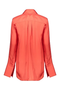 Ellery Button-Up Silk Shirt