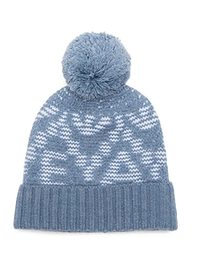 Emporio Armani Kids Pom-Pom Turn-Up Hem Beanie