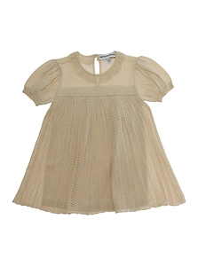 Emporio Armani Kids Puff-Sleeve Knitted Dress
