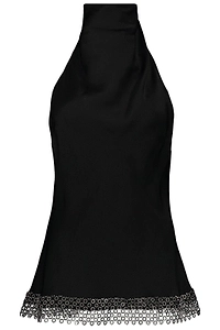 Ellery Crystal-Trim Sleeveless Top