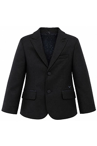 Emporio Armani Kids Single-Breasted Straight Hem Jacket