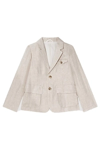 Emporio Armani Kids Single-Breasted Tailored Blazer