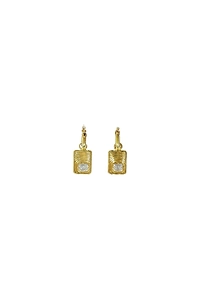 Ellery Geometric Crystal Pendant Earrings