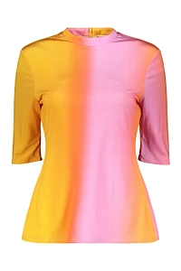 Ellery Gradient Print Tops