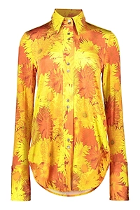 Ellery Floral Long-Sleeve Shirt