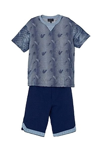 Emporio Armani Kids T-Shirt And Shorts Set