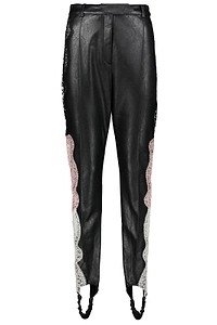 Ellery Lace-Panel Stirrup Pants