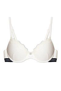Emporio Armani Lace Trim Underwired Bra