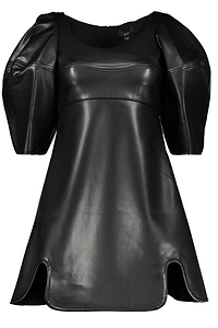 Ellery Puff-Sleeve Mini Dress