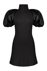 Ellery Puff-Sleeve Mini Dress