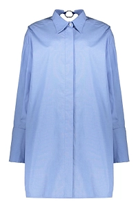 Ellery Ring-Detail Long-Sleeve Shirt