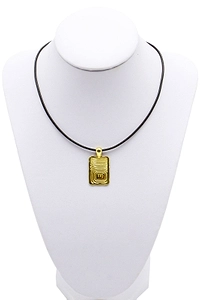 Rectangular Virgo Pendant Necklace