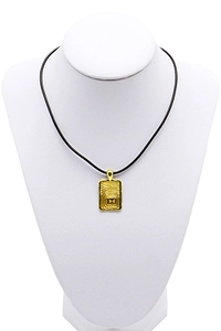 Rectangular Zodiac Pendant Necklace