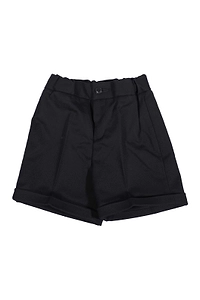 Emporio Armani Kids Button Detailed High Waist Shorts