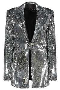 Ellery Single-Breasted Sequinned Blazer