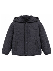Emporio Armani Kids Button-Up Straight Hem Jacket