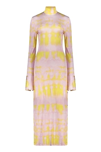 Ellery Tie-Dye Long-Sleeve Maxi Dress