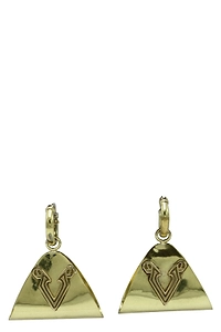 Triangular Drop Earrings