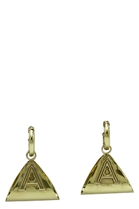 Ellery Triangular Pendant Earrings