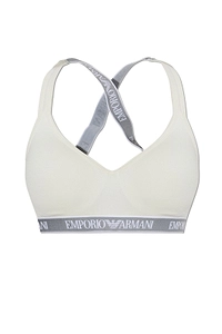 Emporio Armani Logo Cotton Sports Bra