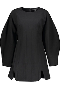 Ellery Voluminous-Sleeve Mini Dress