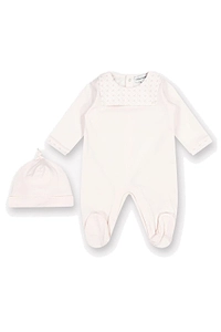 Emporio Armani Kids Crewneck Long-Sleeved Rompers